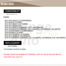 Load image into Gallery viewer, AC Condenser Aluminum For 2010-2014 Subaru Legacy Outback 3.6L 2.5L SU3030133