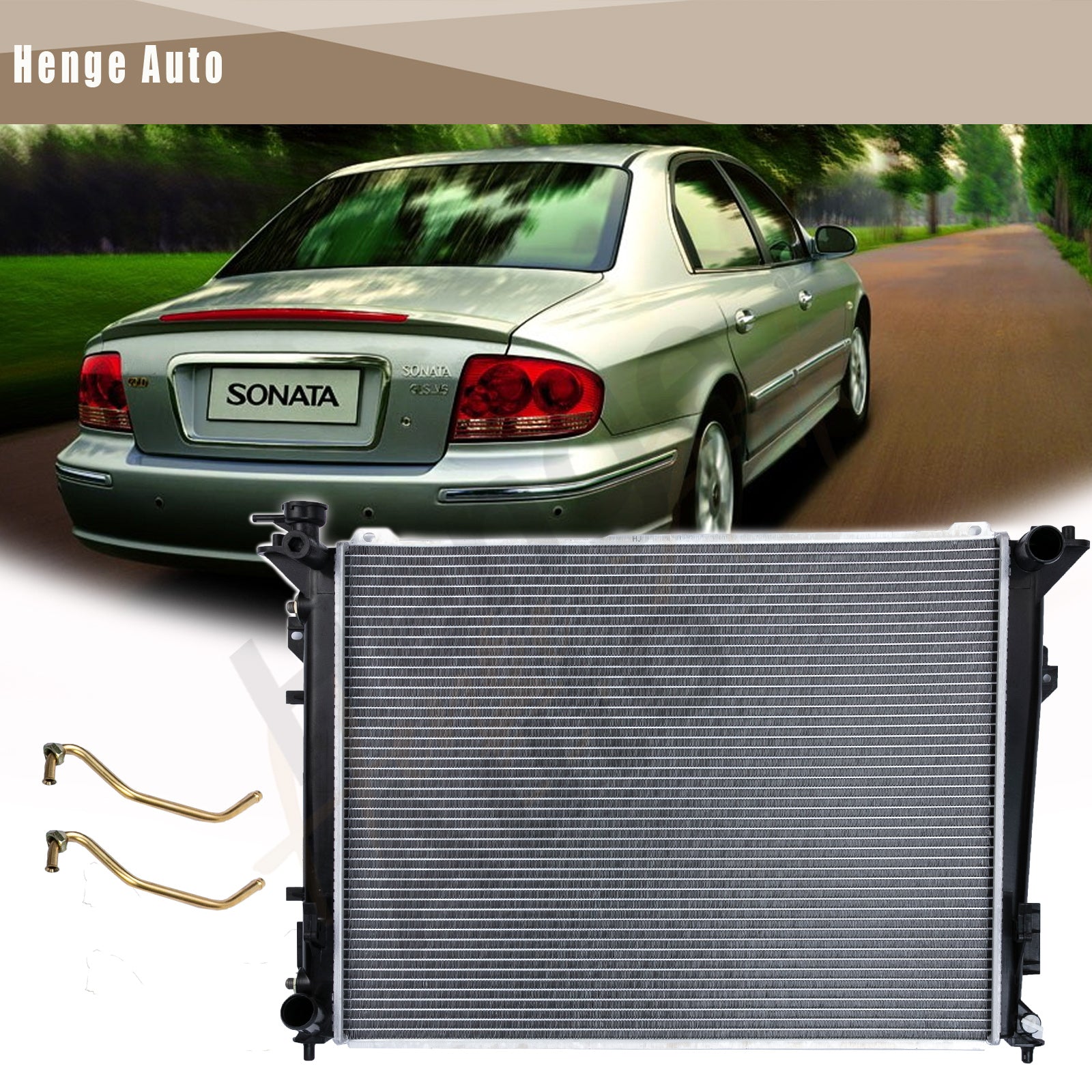 SCITOO 2831 - Reemplazo De Radiador Para Hyundai Para Azera 2006-2011