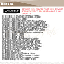 Load image into Gallery viewer, AC Condenser Compatible with Chevrolet Avalanche Silverado Suburban Tahoe Replaces 20913751 GM3030162 25967385