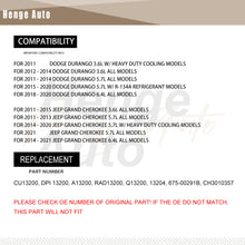 Load image into Gallery viewer, Aluminum Radiator Assembly Fit For 2011-2014 Jeep Grand Cherokee Dodge Durango 13200