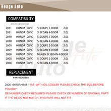 Load image into Gallery viewer, Aluminum Radiator Assembly Fit For 2006-2011 Honda Civic 2.0L With Oil Cooler (AT)