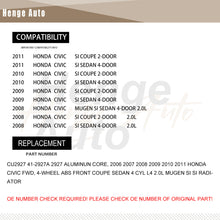 Load image into Gallery viewer, Aluminum Radiator Assembly Fit For 2006-2011 Honda Civic 1.8L 2.0L DPI 2927 (MT)