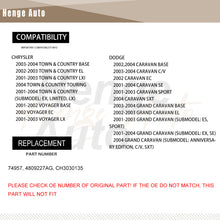 Load image into Gallery viewer, Aluminum AC Condenser Assembly Compatible with 2001-2004 Dodge Grand Caravan Chrysler Town Country