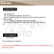 Load image into Gallery viewer, AC Condenser Aluminum For Jeep Wrangler 2007 2008 2009 2010 2011 CH3030233 3768