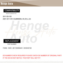 Load image into Gallery viewer, AC Condenser For 2007-2011 Honda CR-V Aluminum With Receiver Drier HO3030150