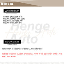 Load image into Gallery viewer, Aluminum AC Condenser Assembly Compatible with 2004-2010 Infiniti QX56 05-15 Armada 04-15 Titan NI3030157