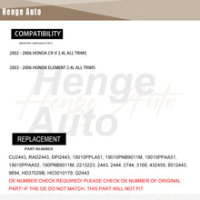 Load image into Gallery viewer, Aluminum Radiator Assembly Fit For 2002-2006 Honda CR-V Fits HO3010179 2443