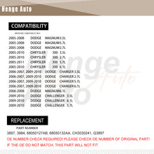 Load image into Gallery viewer, Aluminum AC Condenser Fit For 2009-2010 Chrysler 300 Dodge Charger Fits 3897 68050127AB