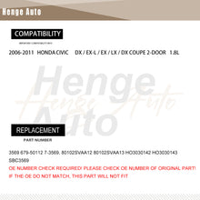 Load image into Gallery viewer, Aluminum AC Condenser Fit For 2006-2011 Honda Civic Coupe Fits 7-3569 HO3030142