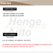 Load image into Gallery viewer, AC Condenser For Honda Accord 2003-2007 2.4L 3.0L Coupe Only Fits 80110SDPA6