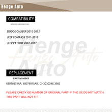 Load image into Gallery viewer, AC Condenser Aluminum For 2007-2017 Dodge Jeep Caliber Compass Patriot 68078975AA