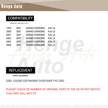 Load image into Gallery viewer, Aluminum Radiator Assembly Fit For 1999-2004 Jeep Grand Cherokee 4.0L CH3010309