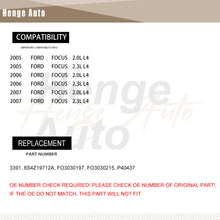 Load image into Gallery viewer, Aluminum AC Condenser Fit For 2005-2007 Ford Focus 2.0L 2.3L Fits 3391 6S4Z19712A