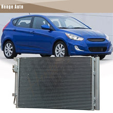 Load image into Gallery viewer, Aluminum Condenser Assembly Compatible with 2012-2014 Hyundai Accent 2012-2013 Kia Rio