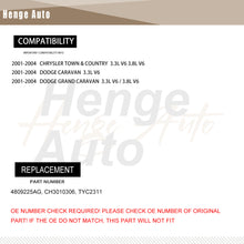 Load image into Gallery viewer, Aluminum Radiator Assembly Fit For Chrysler Town & Country Dodge Grand Caravan 3.3L 3.8L 2311