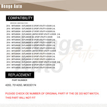 Load image into Gallery viewer, Aluminum AC Condenser Assembly Compatible with 2014-2016 Mitsubishi Outlander 2.4 3.0 4293