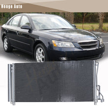 Load image into Gallery viewer, Aluminum AC Condenser Assembly Fit For Hyundai Sonata 2006-2010 Azera Kia Optima 3381