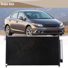 Load image into Gallery viewer, Aluminum AC Condenser Assembly Compatible with 2012-2015 Honda Civic Sedan With Receiver Drier 3965