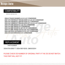 Load image into Gallery viewer, Aluminum Condenser Assembly Compatible with 2002-2009 Chevy Trailblazer GMC Envoy GM3030241