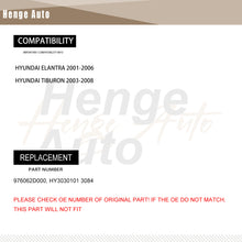 Load image into Gallery viewer, Aluminum Radiator Assembly Fit For Hyundai Elantra 2001-2006 Tiburon 2003-2008 976062D000