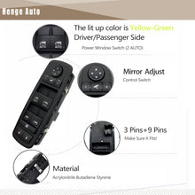 Load image into Gallery viewer, Power Window Switch Fit for Chrysler 12-15 Town Country,Dodge 12-17 Grand Caravan OE# 68110867AB