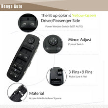 Load image into Gallery viewer, Power Window Switch Fit for 08-10 Town Country,08-09 Jeep Liberty OE # 68039999AA