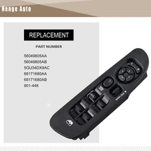 Load image into Gallery viewer, Henge Auto Master Driver Side Power Window Switch Control Compatible with 2001-2003 Dodge Durango,2002-2010 Dodge Ram 1500 2500 3500 Replaces OE 68171680AA,56049805AB