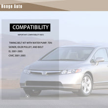Load image into Gallery viewer, Timing Belt Kit with Water Pump Compatible with 01-05 Civic,OE# TCKWP312