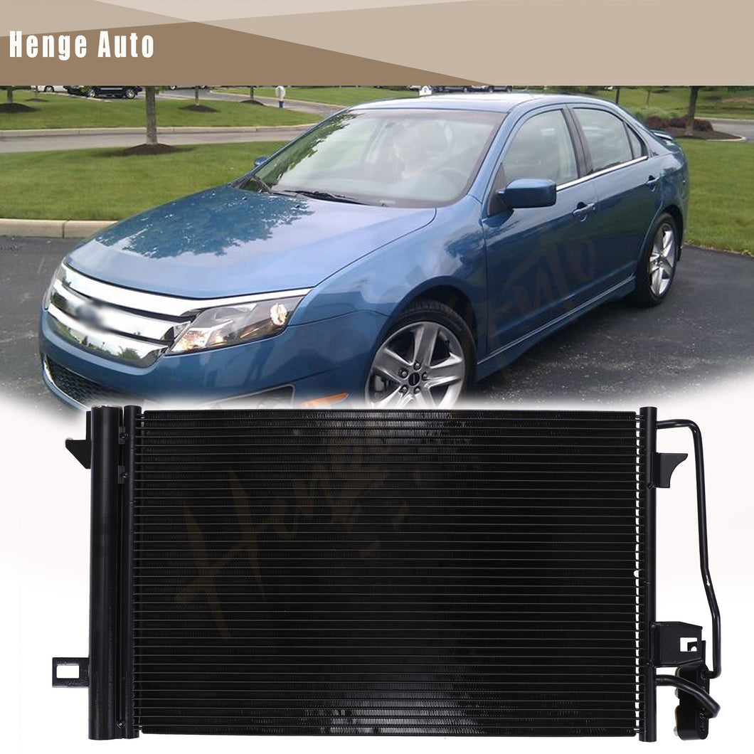 Aluminum AC Condenser Assembly Compatible with 2010-2012 Ford Fusion Lincoln Mkz Mercury Milan 3786