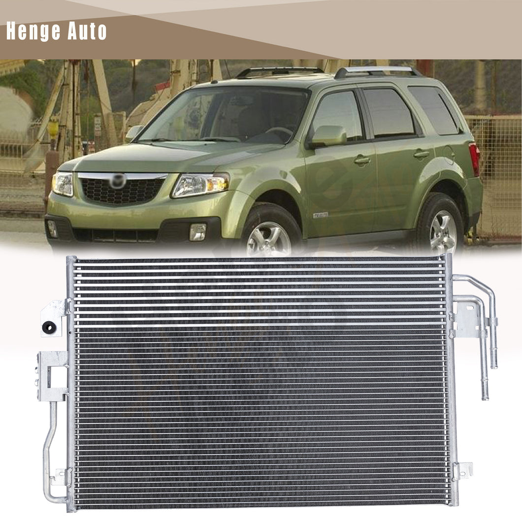 AC Condenser For Ford Escape Mercury Mariner Mazda Tribute Aluminum Fits 3782