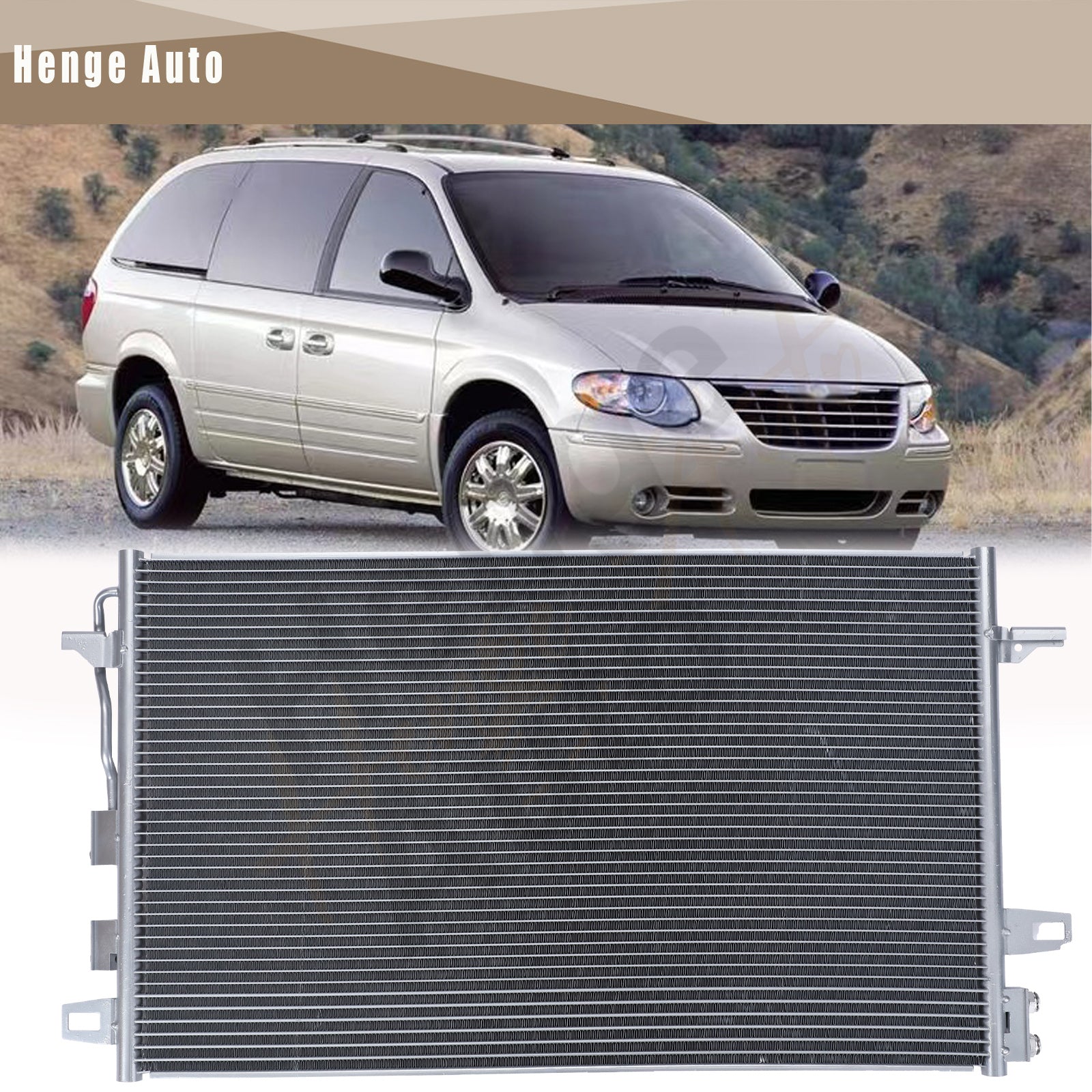 A-Premium Air Conditioning A/C Condenser Compatible with Chrysler