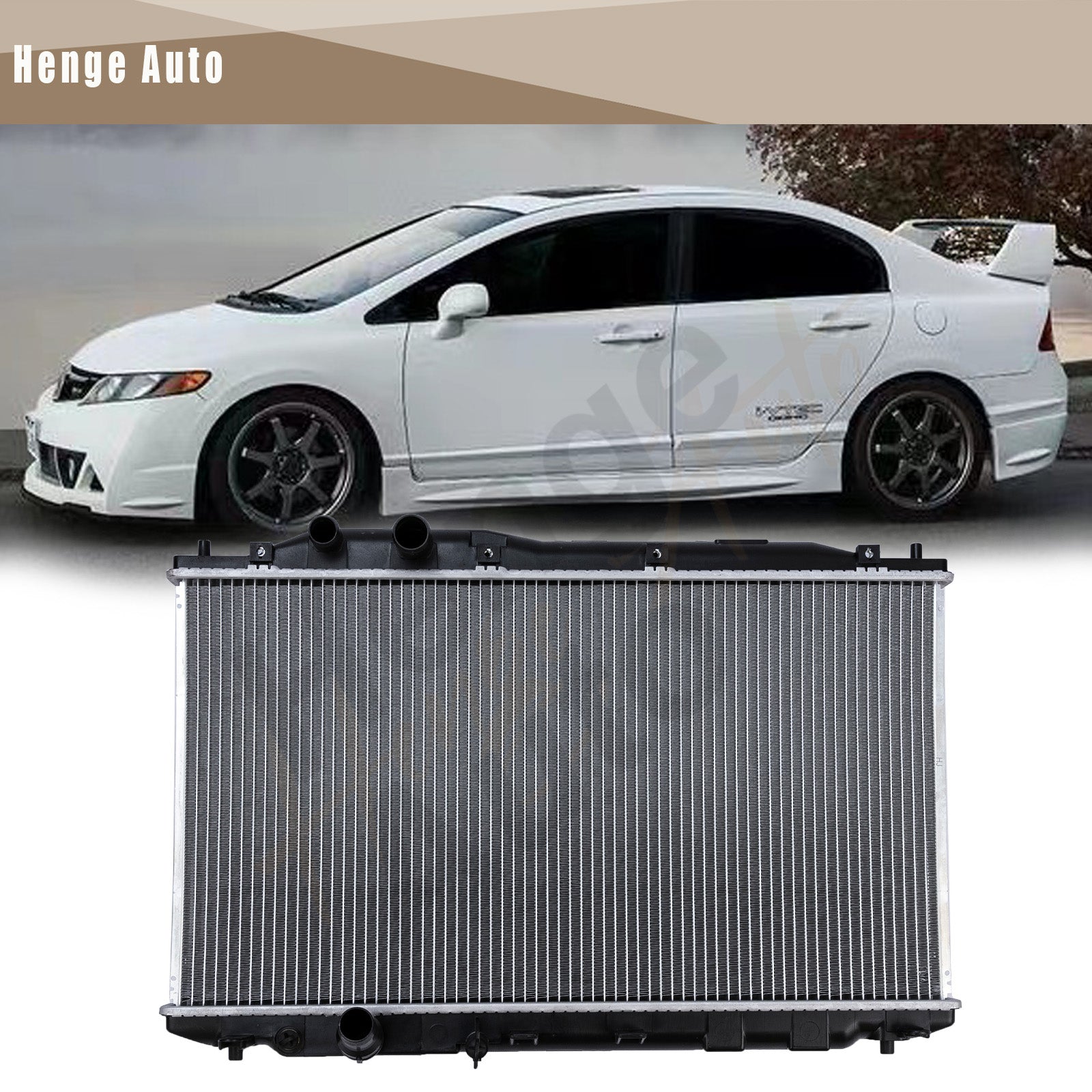 Aluminum Radiator For 2006-2011 Honda Civic 1.8L 2.0L DPI 2927 (MT ...