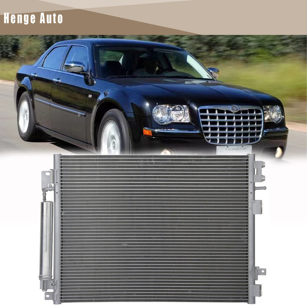 Aluminum AC Condenser Fit For 2009-2010 Chrysler 300 Dodge Charger Fits 3897 68050127AB