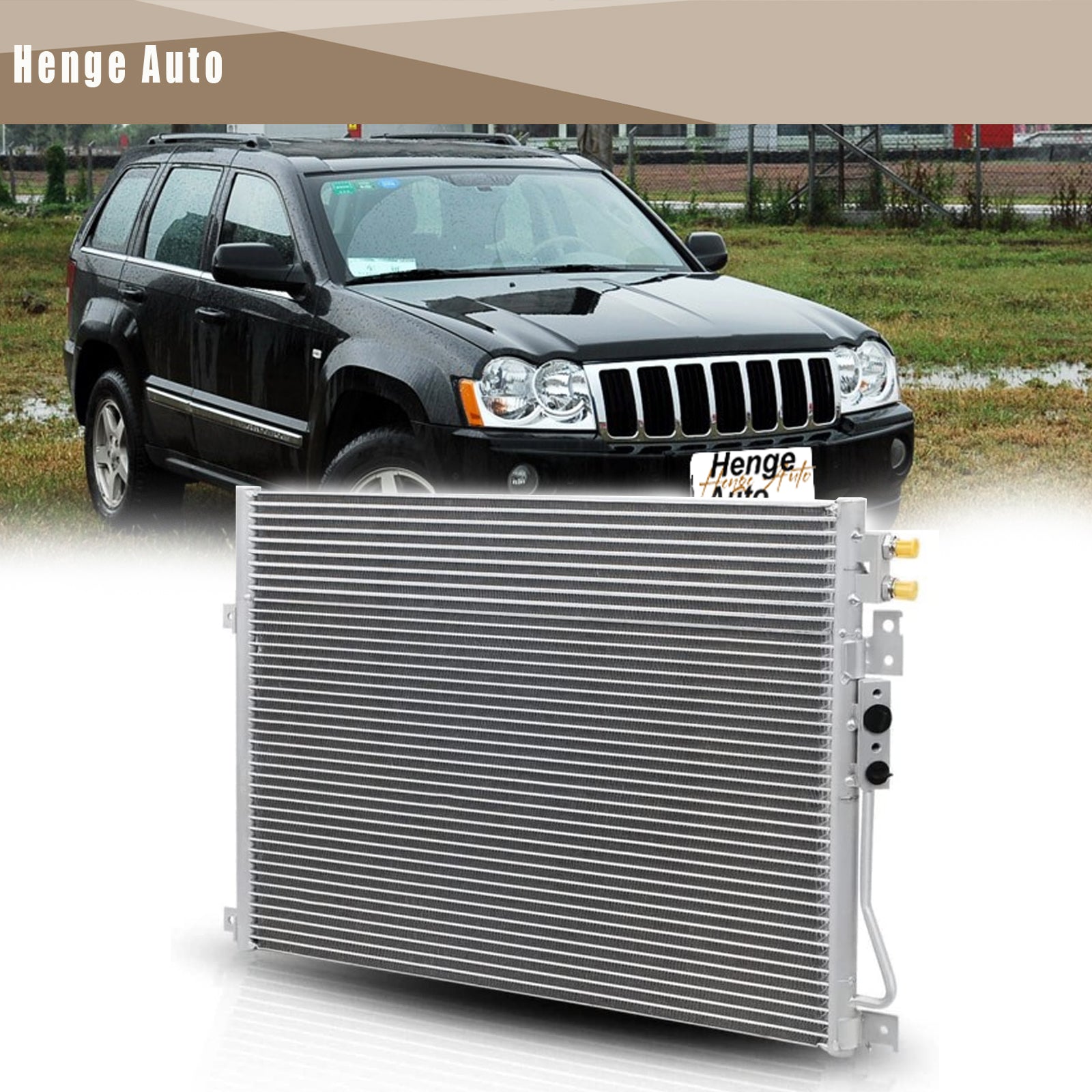 ECCPP Aluminum Radiator & AC Condenser Cooling Kit For Chrysler 200 & Jeep Patriot 2011-2014