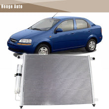 Load image into Gallery viewer, Aluminum AC Condenser Fit For 2004-2008 Chevrolet Aveo Aveo5 Fits 3240 GM3030256
