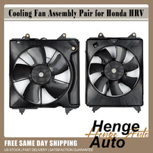 Load image into Gallery viewer, Radiator Cooling Fan Assembly For 2016-2018 Honda HR-V Driver &amp; Passenger Side
