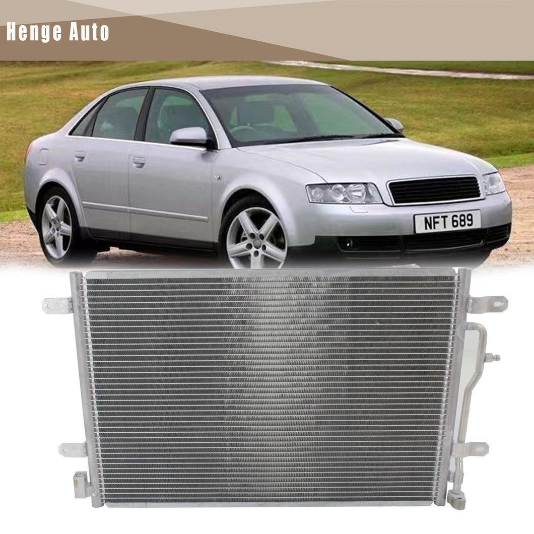 Aluminum AC Condenser Fit For 2002-2004 Audi A4 Quattro 1.8L L4 Fit 4702 8E0260403B