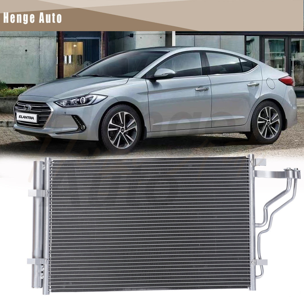 Aluminum Condenser Assembly Compatible with 2014-2016 Hyundai Elantra HY3030162