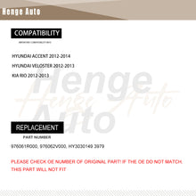 Load image into Gallery viewer, Aluminum Condenser Assembly Compatible with 2012-2014 Hyundai Accent 2012-2013 Kia Rio
