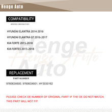 Load image into Gallery viewer, Aluminum Condenser Assembly Compatible with 2014-2016 Hyundai Elantra HY3030162
