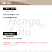 Load image into Gallery viewer, Aluminum Condenser Assembly Compatible with  2010-2015 Hyundai Tucson 2011-2016 Kia Sportage
