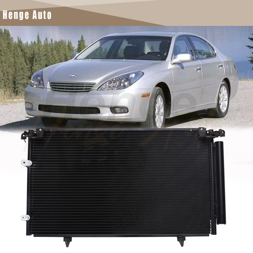 Aluminum Condenser Assembly Compatible with 2002-2003 Lexus ES300 ES330 Toyota Camry 2002-2006