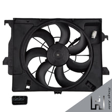 Load image into Gallery viewer, Henge Auto Radiator Cooling Fan Assembly Compatible with 2012-2017 Accent 2012-2017 Veloster 2012-2017 Replaces HY3115136 253801R050 13439310
