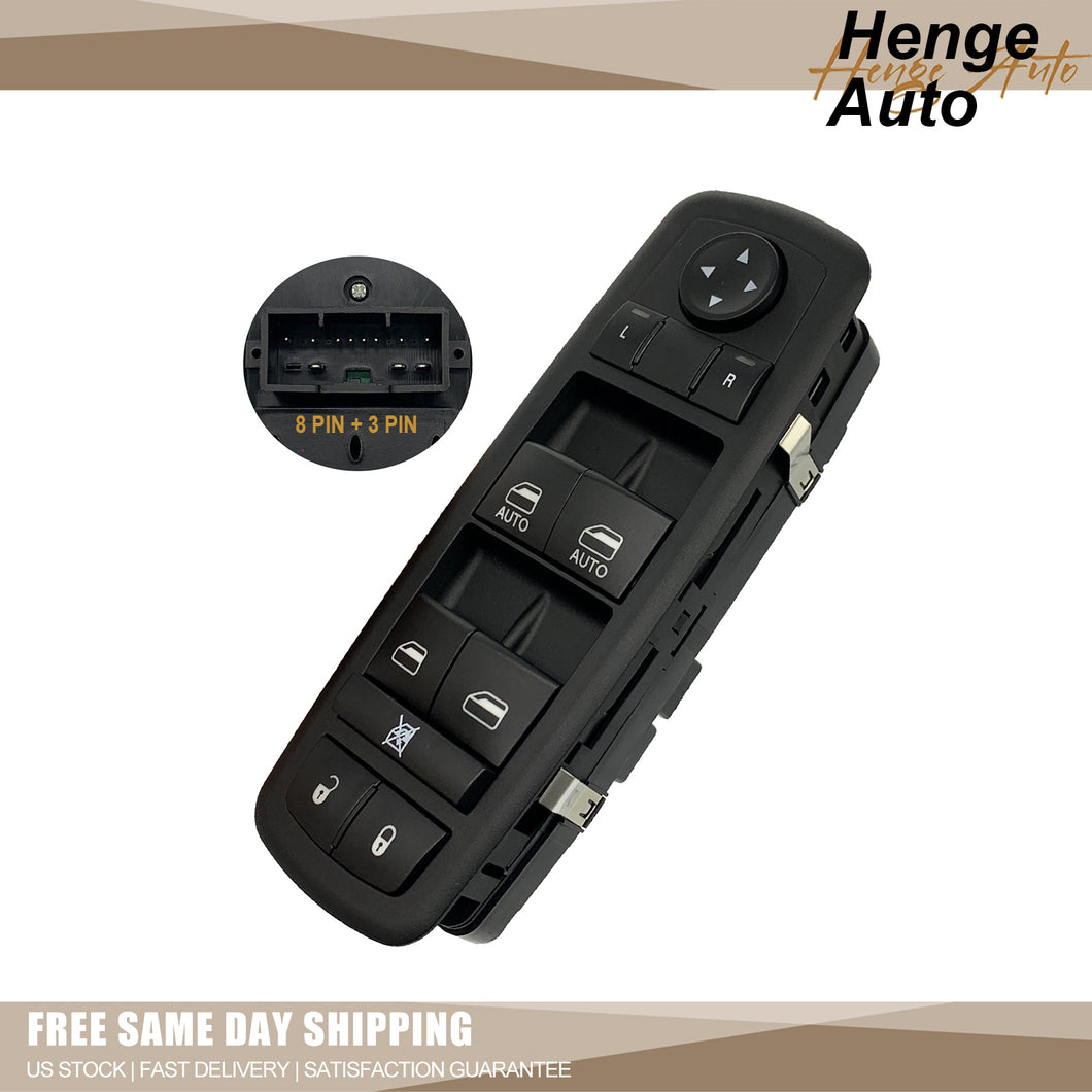 Master Power Window Switch Fit for 15-17 Chrysler 200,11-14 Charger,2016 Ram 1500 OE# 68231805AA