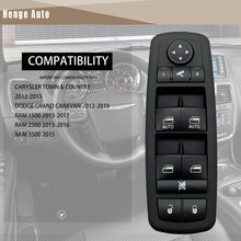 Load image into Gallery viewer, Power Window Switch Fit for Chrysler 12-15 Town Country,Dodge 12-17 Grand Caravan OE# 68110867AB

