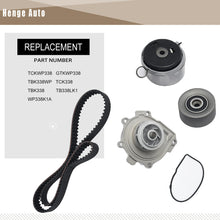 Load image into Gallery viewer, Henge Auto Timing Belt Kit with Water Pump Compatible with 2009-2010 Pontiac G3,2008-2009 Saturn Astra,2009-2011 Aveo5,Replace # TCKWP338
