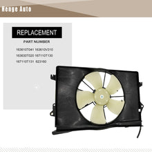 Load image into Gallery viewer, Radiator Cooling Fan Assembly Compatible with 2014-2018 Corolla OE# 163610T041 163630T020
