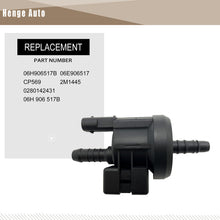 Load image into Gallery viewer, Purge Solenoid Compatible with 2010-2012 Audi Q5,2011-2012 Audi TT,2010-2015 Audi R8 OE# 06H906517B
