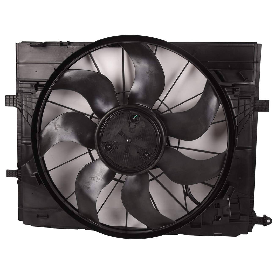 Henge Auto Radiator Cooling Fan Assembly For 2017-2020 Benz CLS-Class E-Class GLC-Class