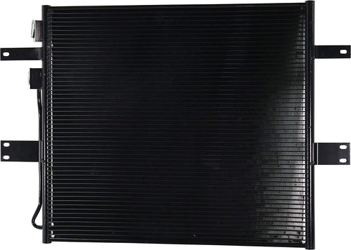 Henge Auto New AC Condenser Compatible with 2003-2006 Ram 2500/3500 Pickup Replaces 55056012AB  55056012AC 68240781AA